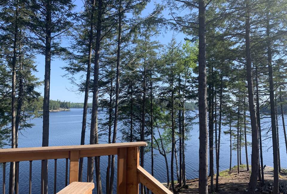 Panoramic lake views