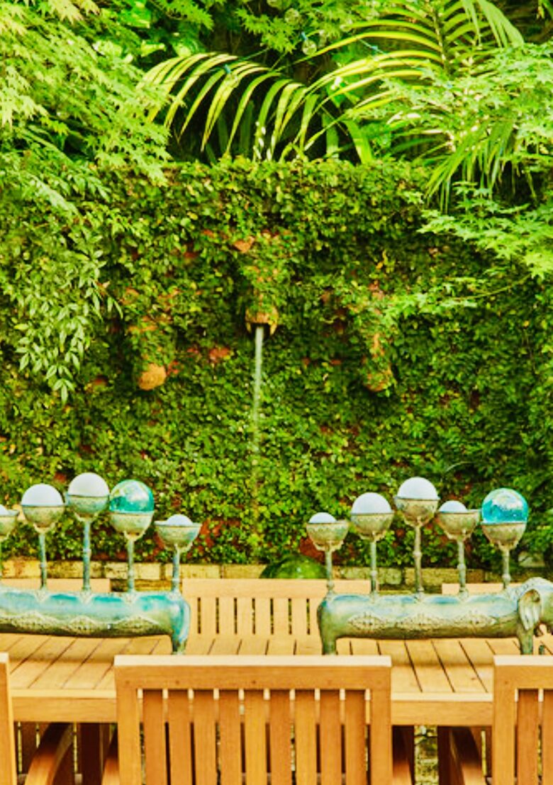 Backyard fountain