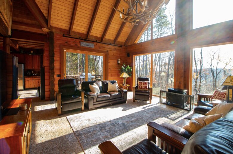 Log Cabin Across from Skiing Resorts - Ellicottville, New York