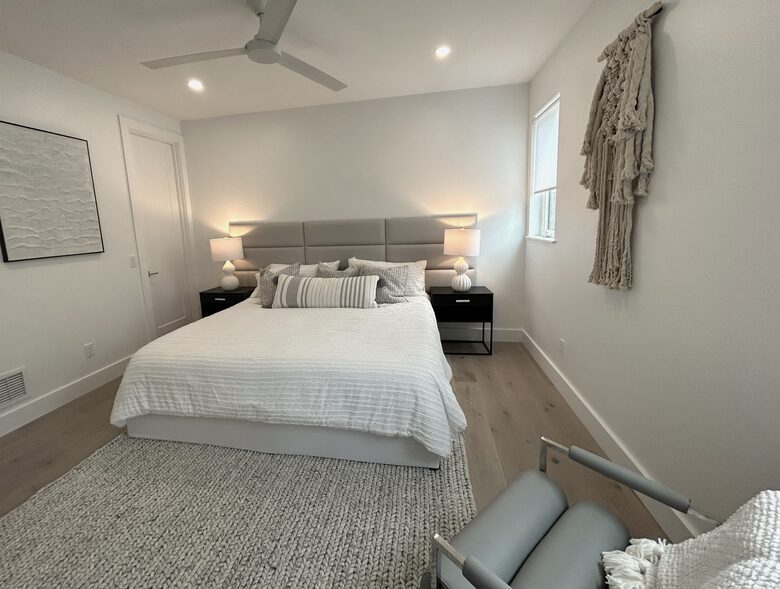 Bedroom 3 with King bed, En Suite Bath and Walk-In Closet