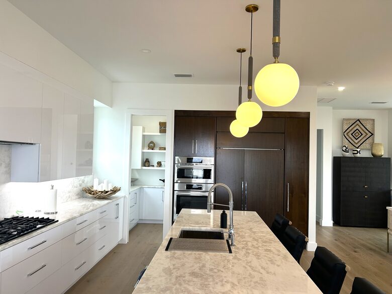 Brand New European appliances & walk in Pantry with wet bar