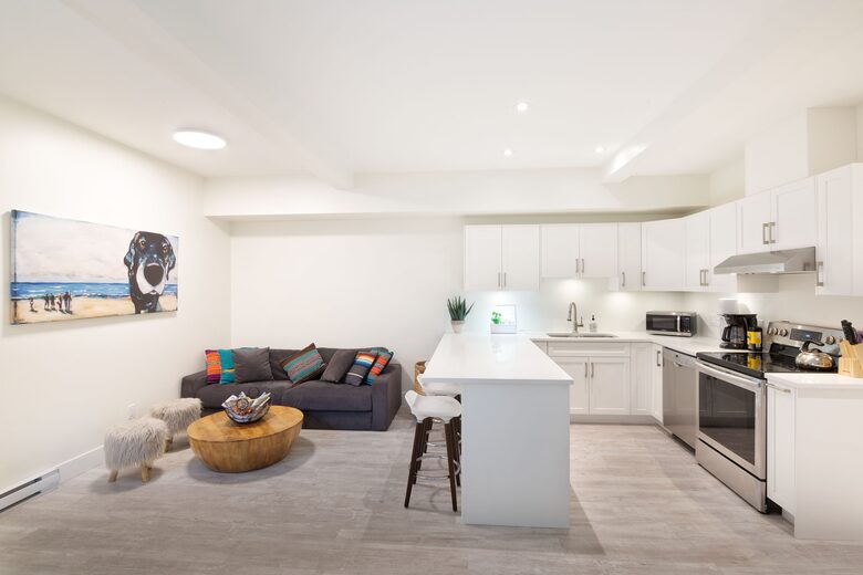 Basement Suite Living Area