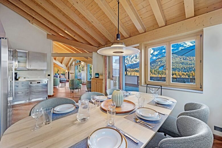 Champfèr "Loga Elegance" | 4 Bedrooms Penthouse - Champfèr, St Moritz, Switzerland