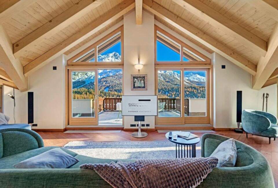 Champfèr "Loga Elegance" | 4 Bedrooms Penthouse - Champfèr, St Moritz, Switzerland