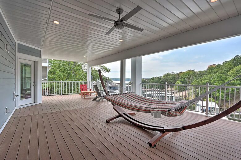 Luxe Osage Beach Lake House w/ Dock & Fire Pit - Osage Beach, Missouri