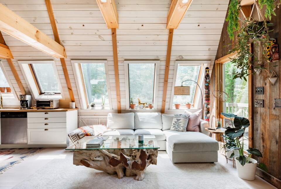 The Canopy House | Remodeled Vermont A-Frame Near Downtown - Stowe, Vermont