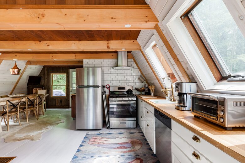 The Canopy House | Remodeled Vermont A-Frame Near Downtown - Stowe, Vermont