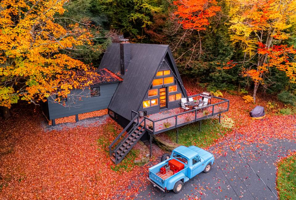 The Summit House | Remodeled Unique A-frame - Stowe, Vermont