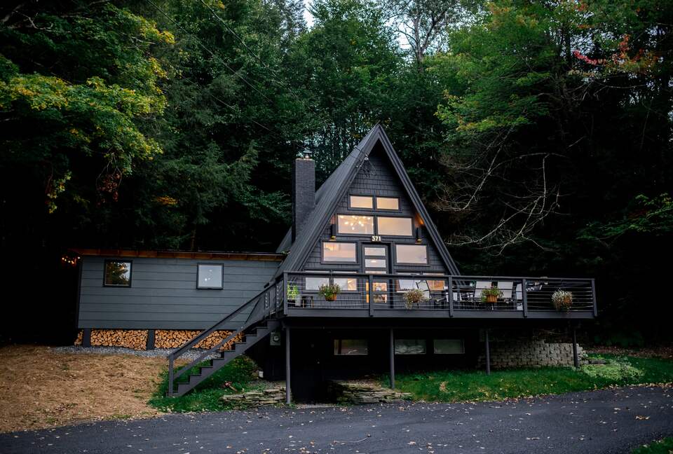 The Summit House | Remodeled Unique A-frame - Stowe, Vermont