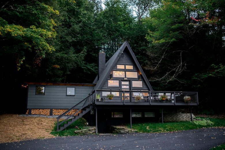 The Summit House | Remodeled Unique A-frame - Stowe, Vermont