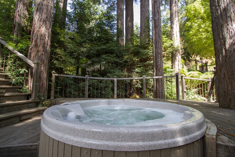 Wine Country Luxury in the Redwoods w/ Hot Tub and Fire Pit - Cazadero, California