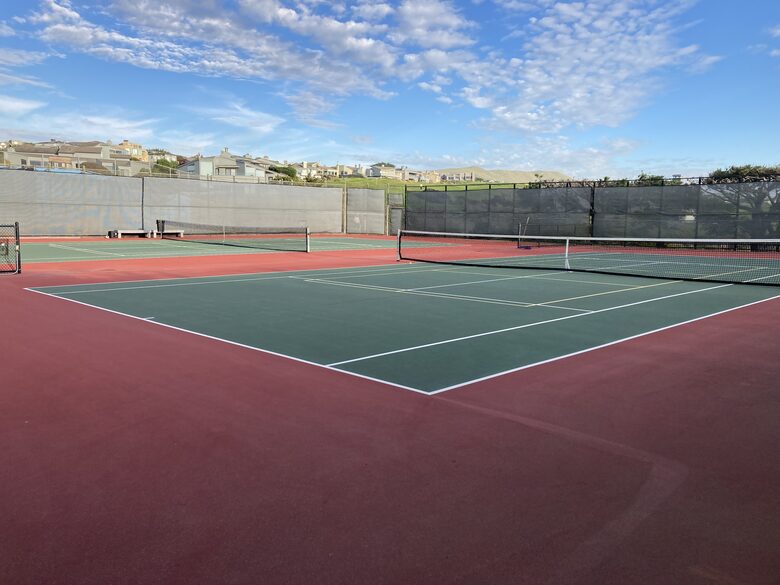 HOA Tennis/Pickleball courts available for guest use.