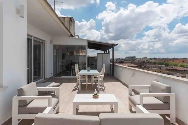 Terrace On Villa Ada - Rome, Italy
