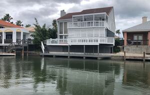 Spacious Waterfront Island Home with Dock and Beautiful Sunsets - Corpus Christi, Texas