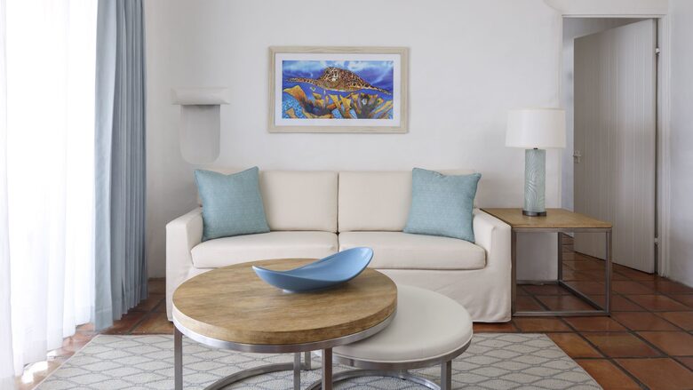 Living Room Area of Villa