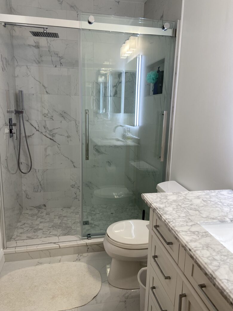 New bathroom installed in 2023