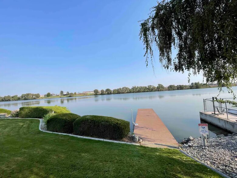Large backyard and private dock