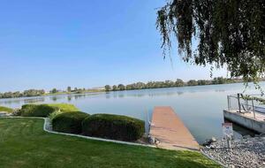 Large backyard and private dock