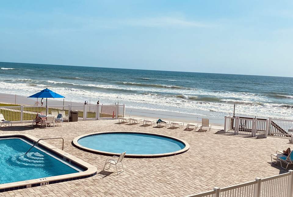 Beautiful Beachfront Villa with Heated Pool - New Smyrna Beach, Florida