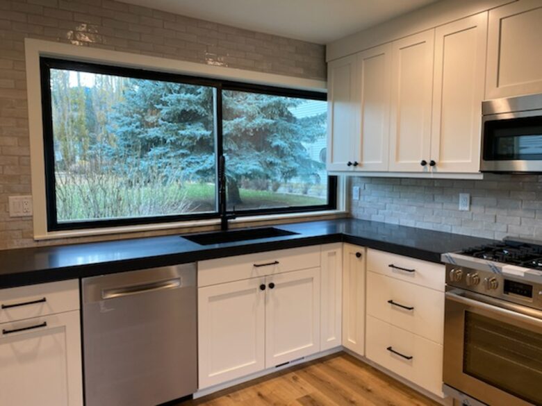 Kitchen, all new Bosch appliances, new cabinets, granite, sink, etc