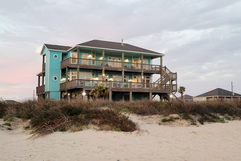 Beachfront Home on Crystal Beach - Crystal Beach, Texas