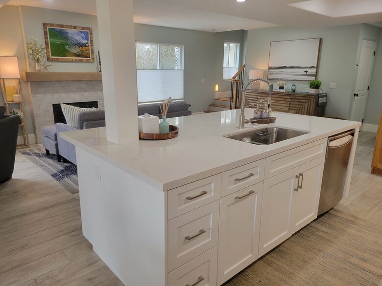 Newly remodeled kitchen