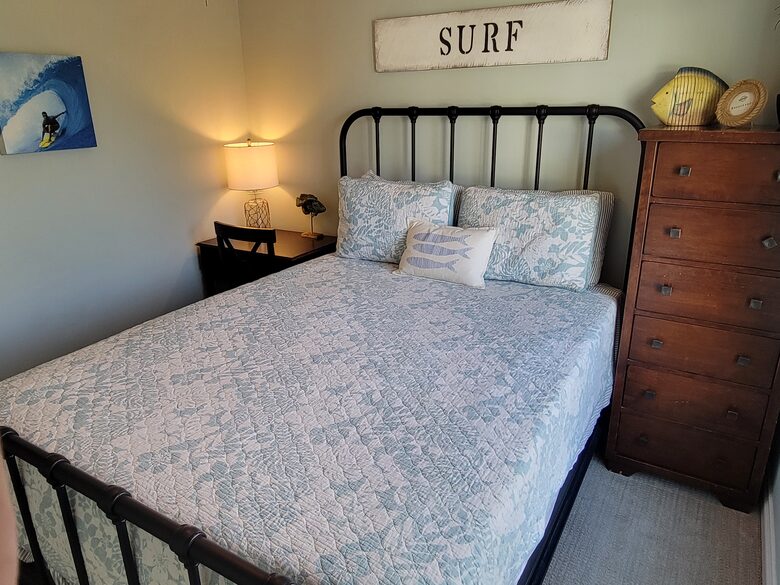 Third bedroom with queen