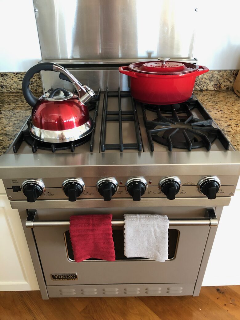 Kitchen has Subzero and Wolf appliances