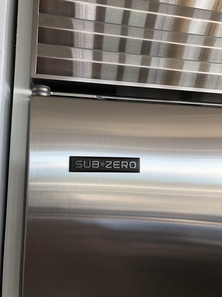 Kitchen has Subzero and Wolf appliances