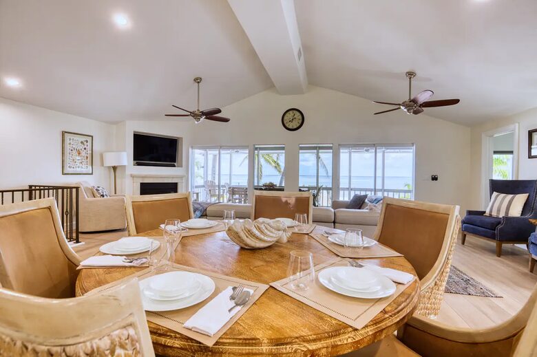 Latitude Adjustment- Beachfront with an Amazing Lit Private Fishing Dock w/ Sunrise Views - North Captiva, Florida
