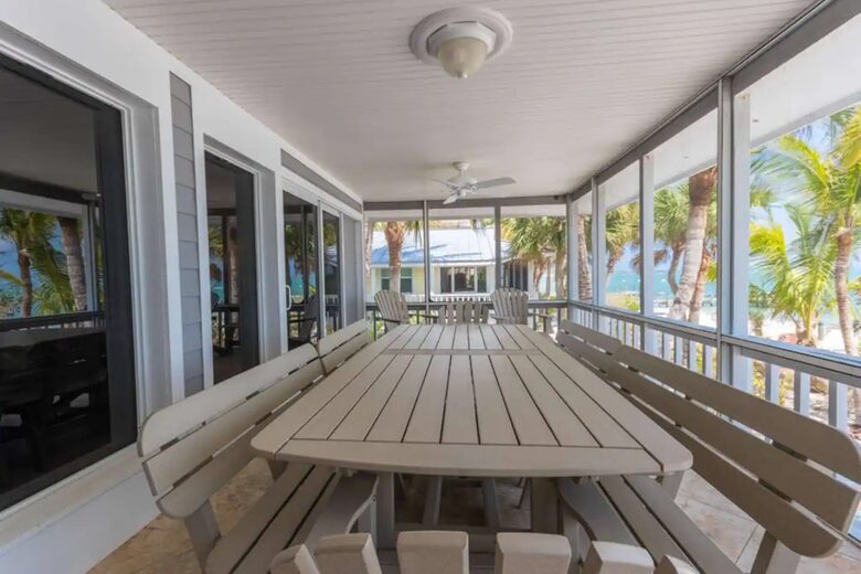 Latitude Adjustment- Beachfront with an Amazing Lit Private Fishing Dock w/ Sunrise Views - North Captiva, Florida