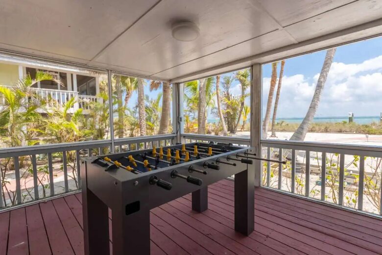 Latitude Adjustment- Beachfront with an Amazing Lit Private Fishing Dock w/ Sunrise Views - North Captiva, Florida