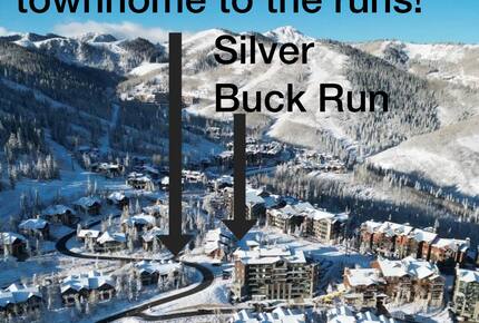 Super-close to the Silver Buck ski run! 1 minute walk :)