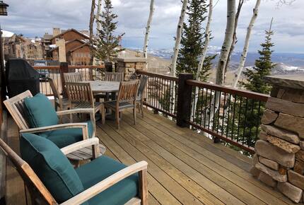 Huge balcony at our home with great and 20-mile views!