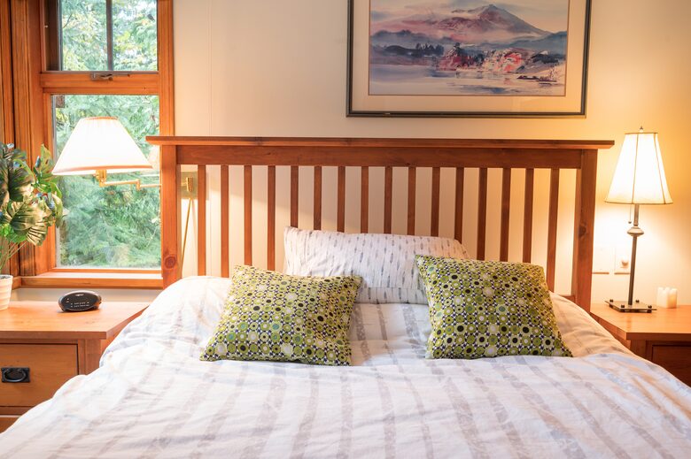 Downstairs master bedroom - queen