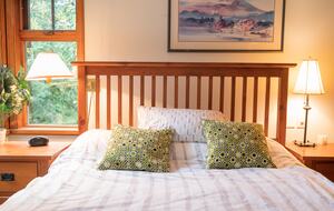 Downstairs master bedroom - queen