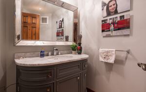 Main floor powder room