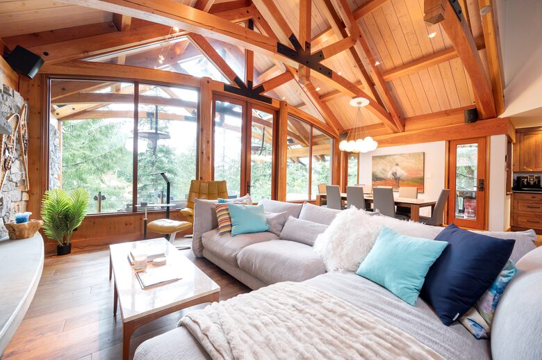 Open Living Room with fireplace