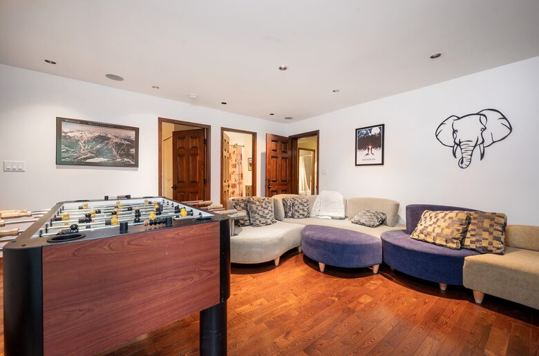 Entertainment room with TV