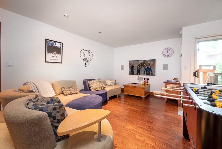 Entertainment room with TV