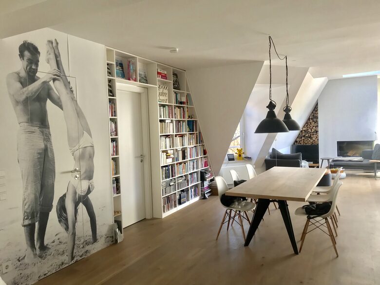 Rooftop Apartment With Fireplace And Terrace - Munich, Germany