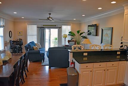 First Floor Dining and Living Area