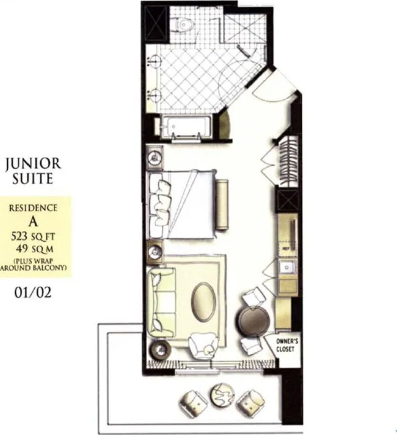 Bahamas - Atlantis Resort - Luxury Ocean View Studio with wrap balcony - Paradise Island, Bahamas