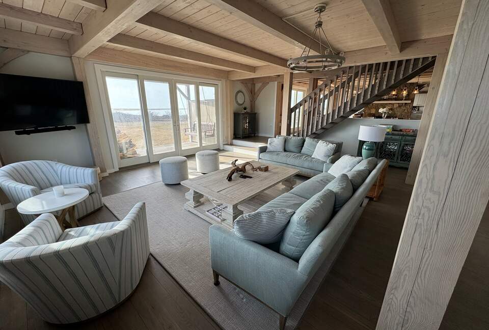 Post and Beam Retreat | On the Water with Mooring - Edgartown, Massachusetts