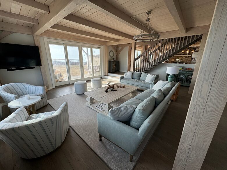 Post and Beam Retreat | On the Water with Mooring - Edgartown, Massachusetts