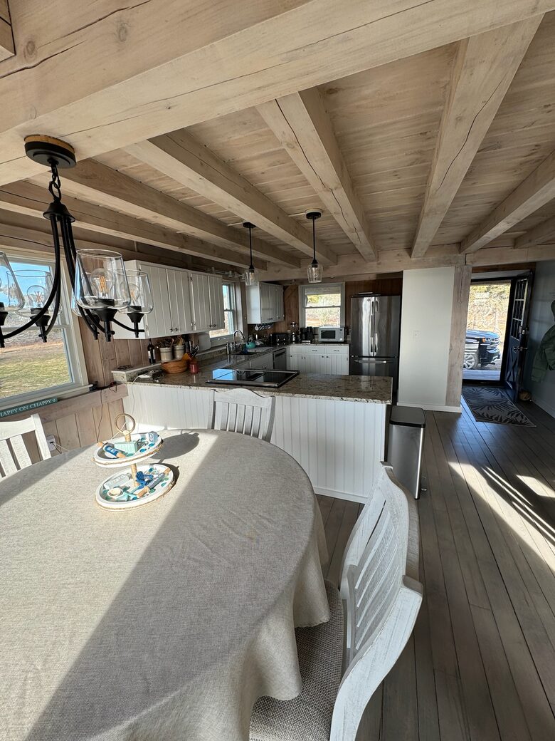 Post and Beam Retreat | On the Water with Mooring - Edgartown, Massachusetts