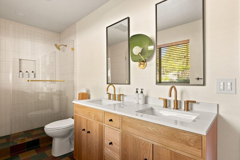 Renovated bathroom