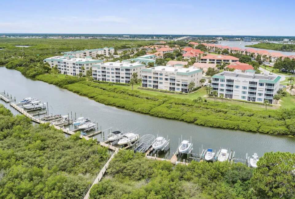 Custom Home With Boat Slip Steps from the Ocean and Town - New Smyrna Beach, Florida