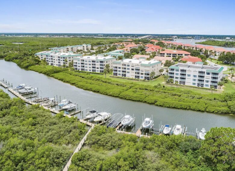 Custom Home With Boat Slip Steps from the Ocean and Town - New Smyrna Beach, Florida