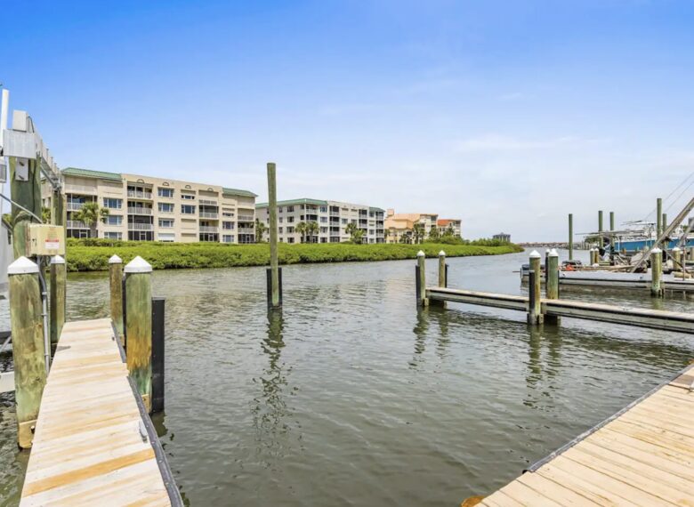 Custom Home With Boat Slip Steps from the Ocean and Town - New Smyrna Beach, Florida